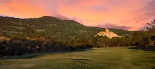 Sun City Cascades Aerial Sunset
