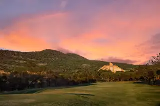 Sun City Cascades Aerial Sunset