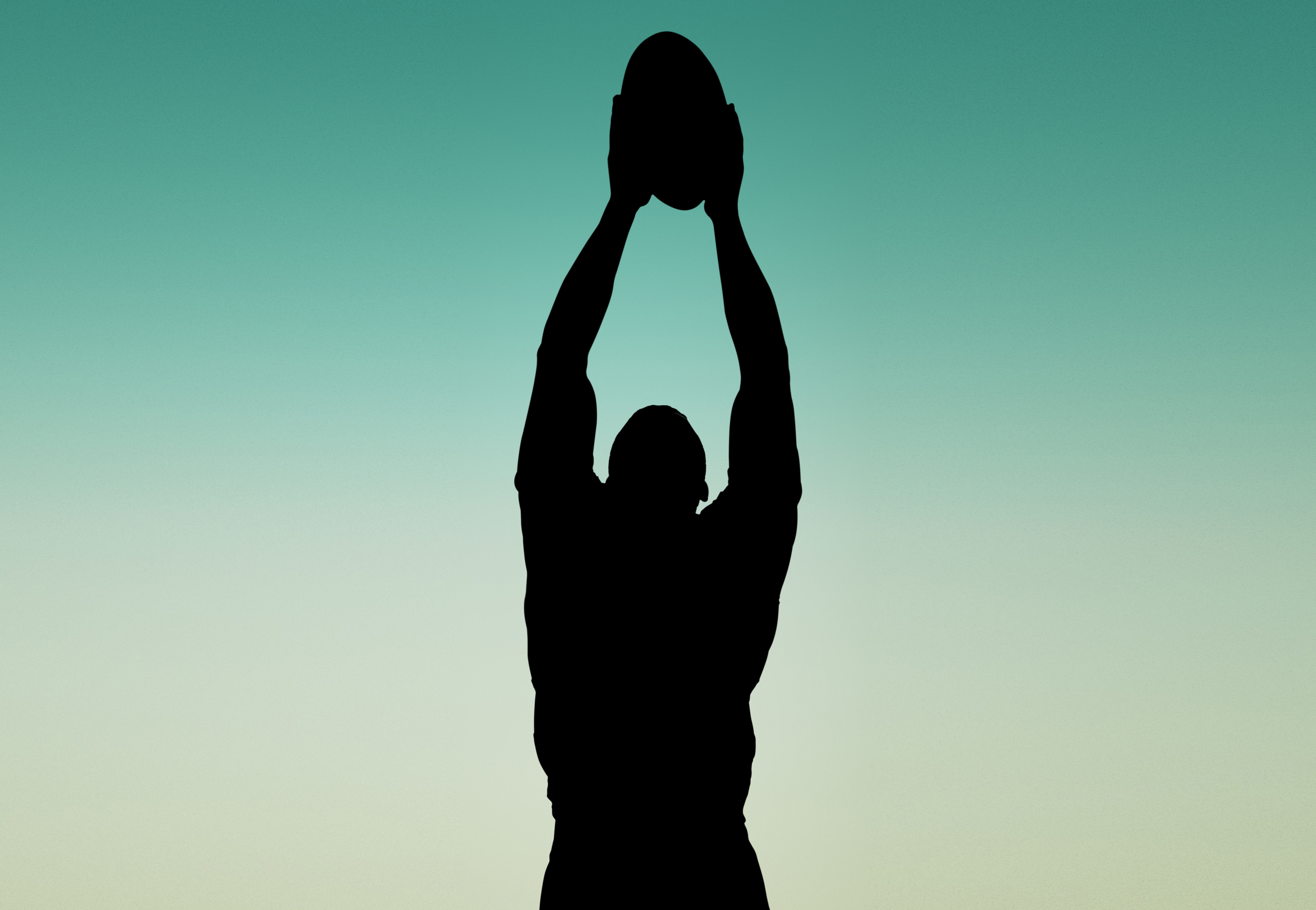Team Sport Cut Out Skill Outline Silhouette