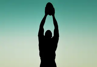 Team Sport Cut Out Skill Outline Silhouette