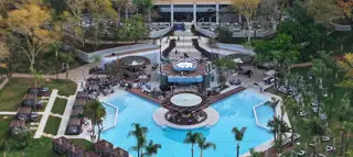 Sun City Hotel Relaunch Aerial Pool Area