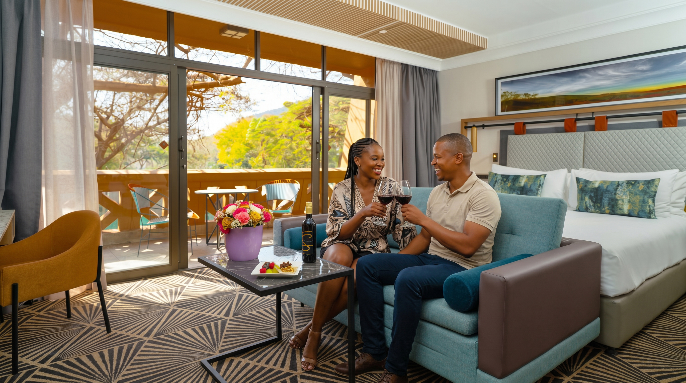 Couple At Sun City Hotel