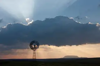 Landscape Windmill 5371