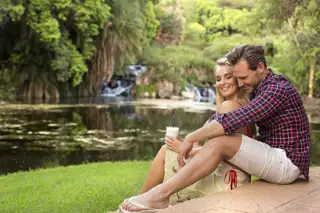 Sun City The Royal Baths Observatory Bar Couple Romance XS 4039