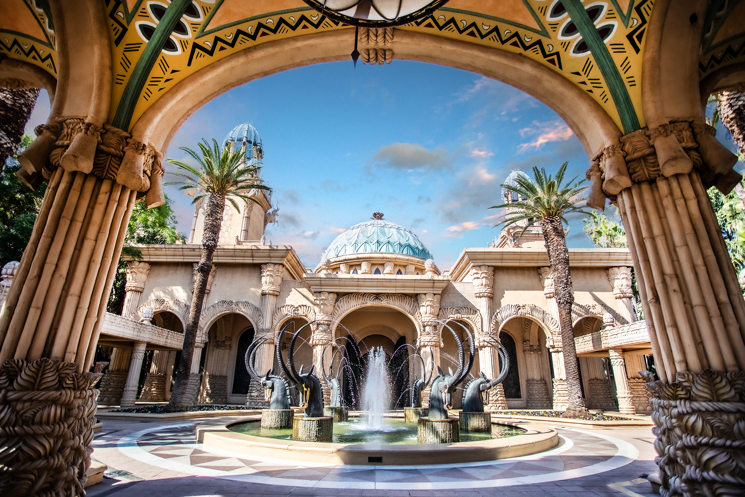 The Palace Exterior Fountain