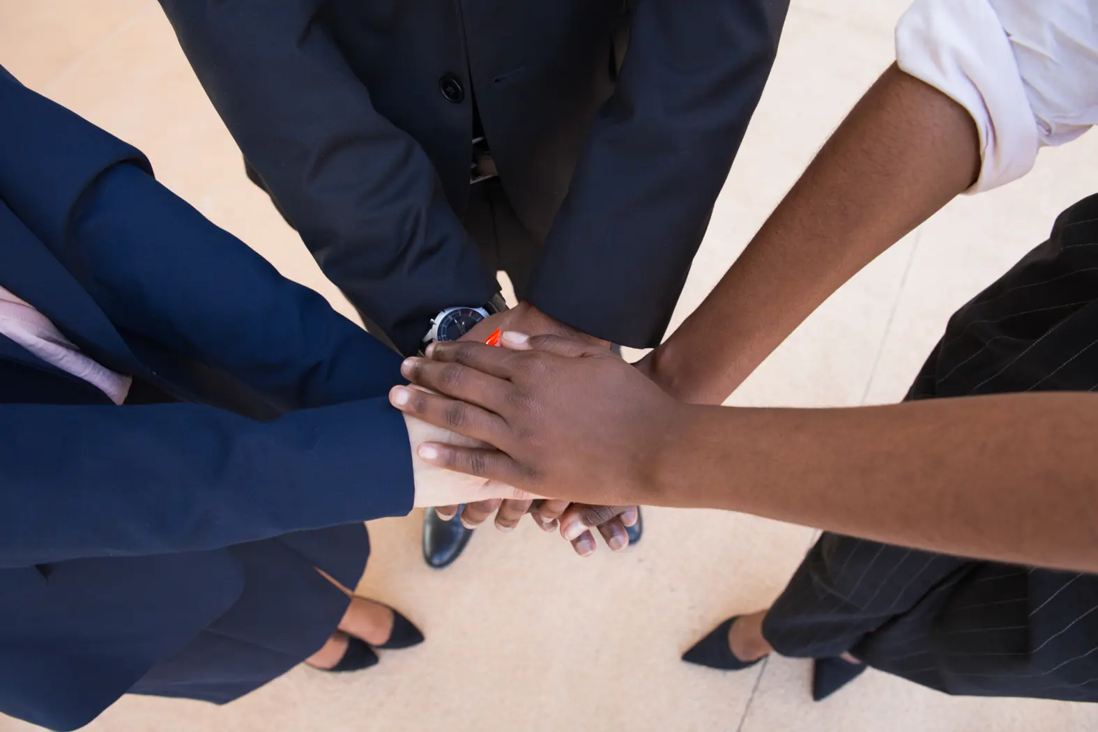 Corporate Governance Teamwork Support Friendship Hands Web