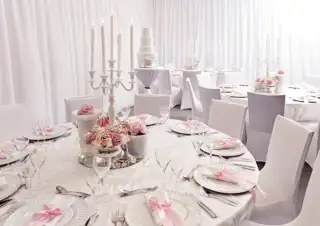 Maslow Wedding Reception Table Setup IMG 7530F