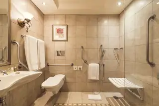 Cascades Accessible Room Bathroom