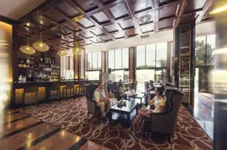 Sun City Cascades Lobby Bar Blurred