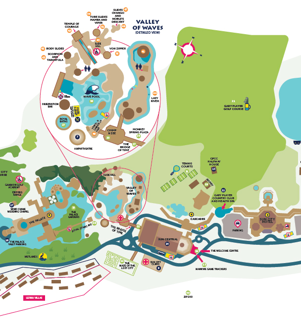 Sun City Resort Map 2023