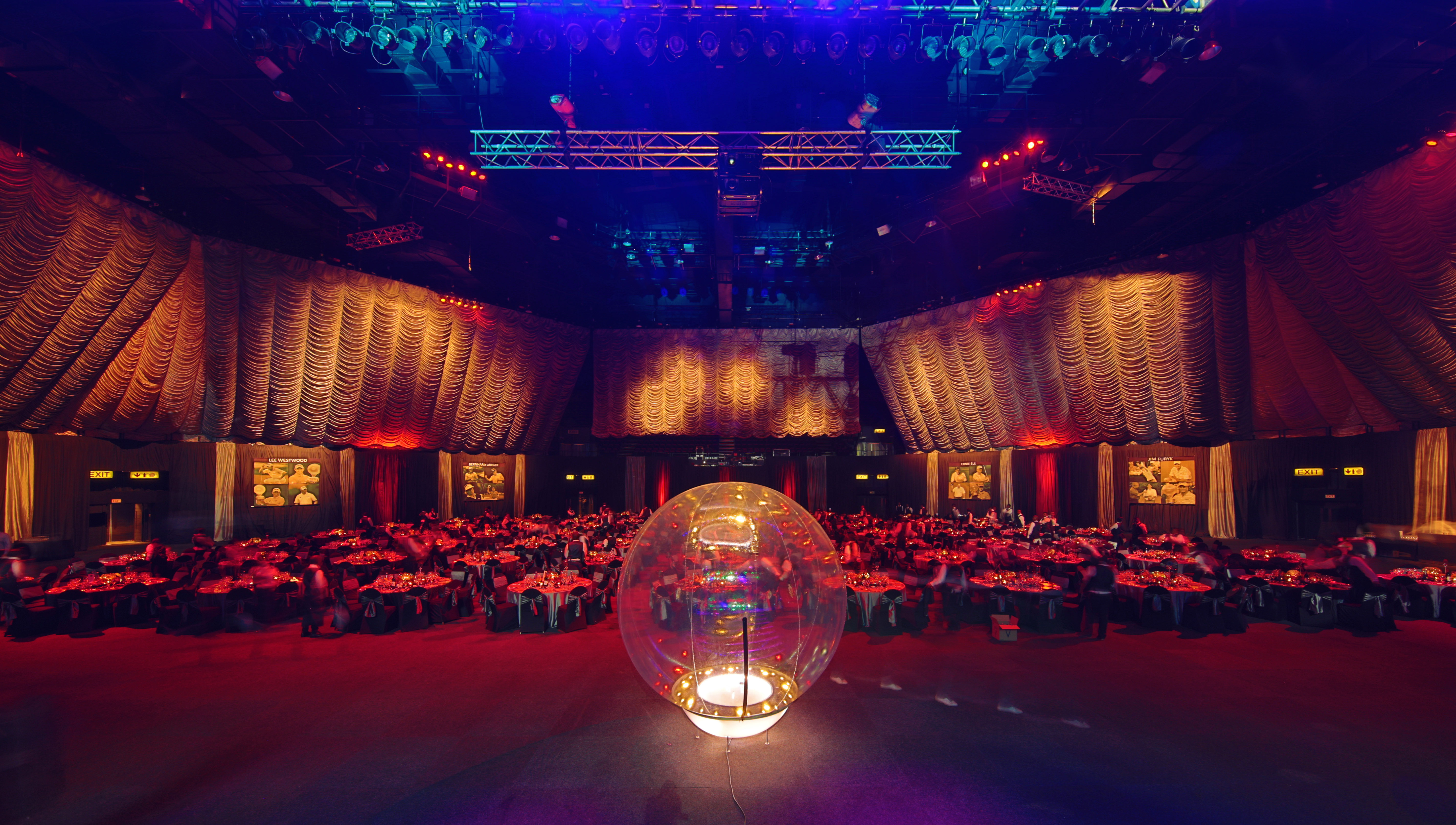 Sun City Superbowl Banquet Setup GLP 9549