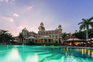 Sun City Palace Exterior Night Signature Shot