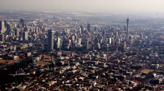 Aerial View Of Johannesburg