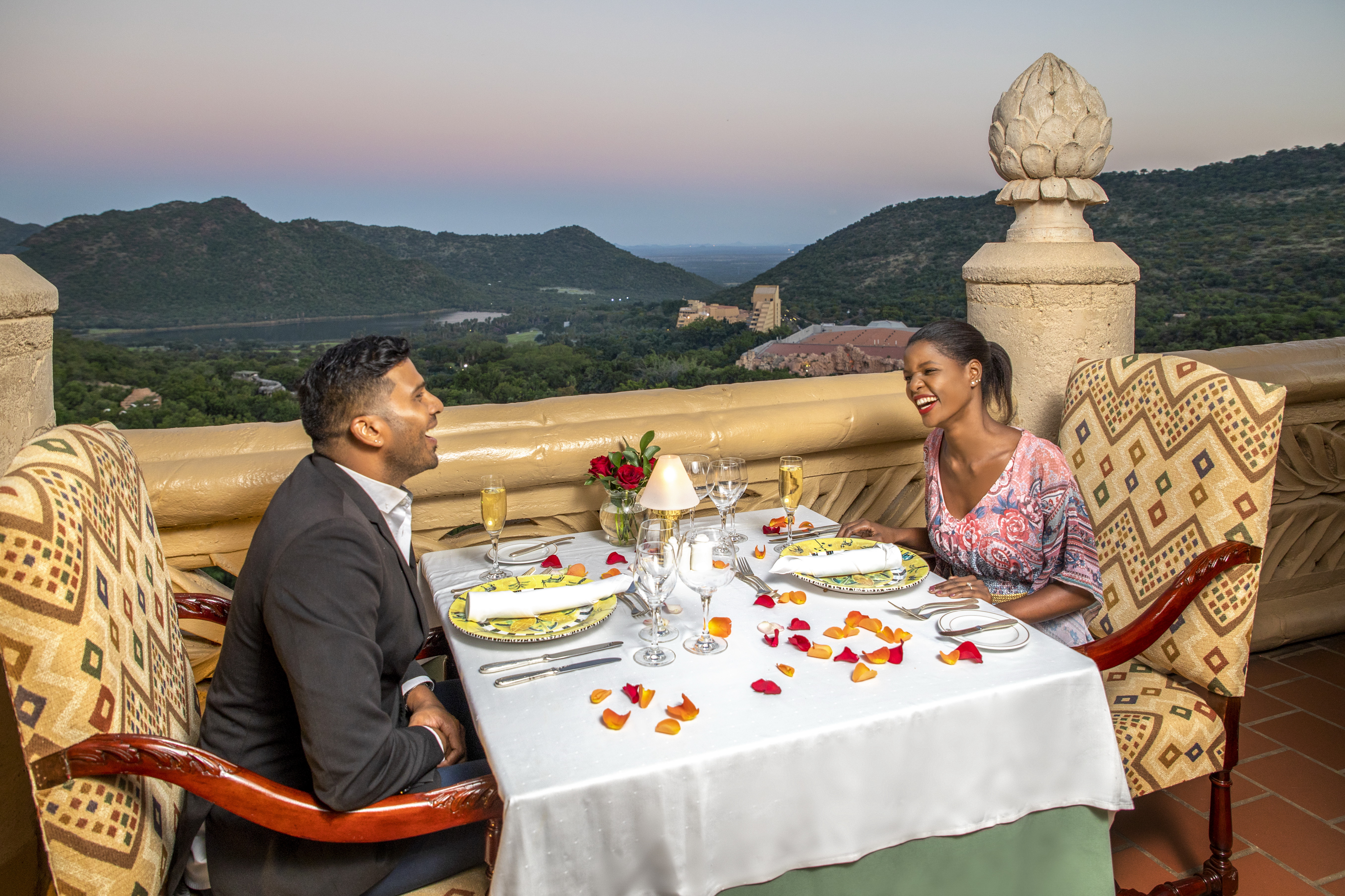 Sun City The Place King Tower Romantic Table Setting