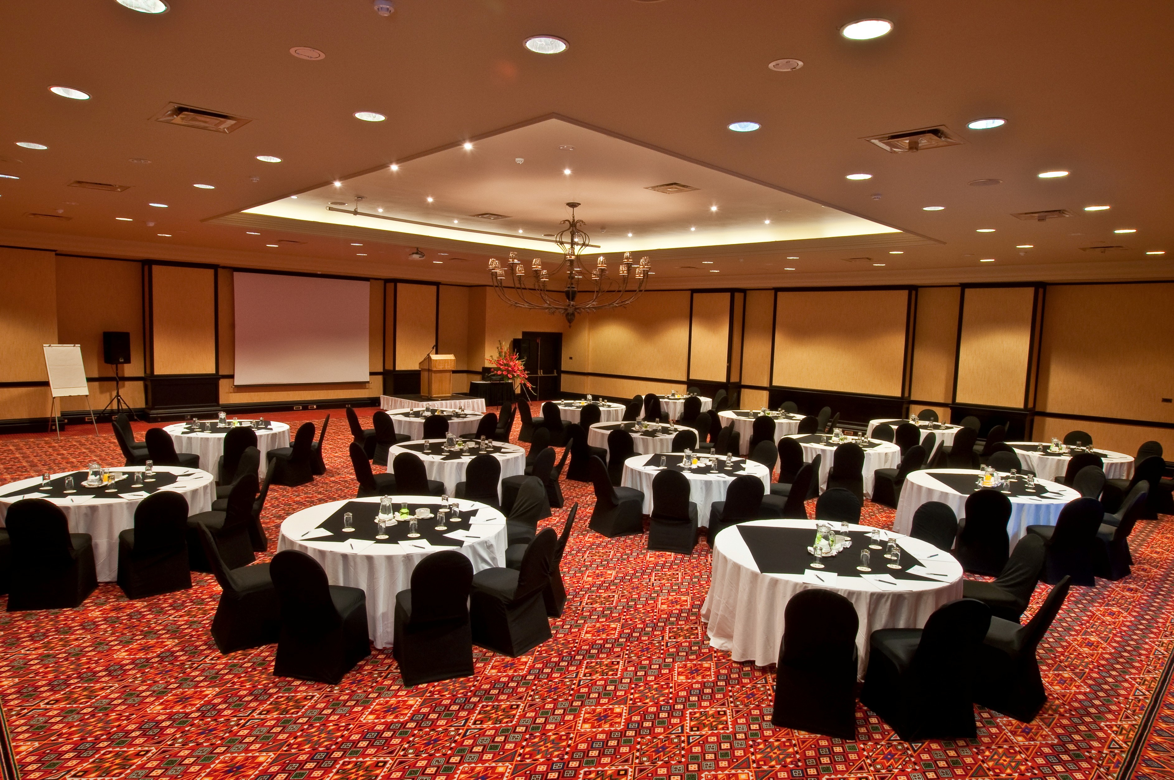 Wild Coast Conference Centre Mtamvuna Room Half Moon Rounds Setup 4665