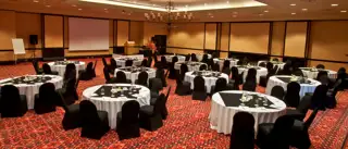 Wild Coast Conference Centre Mtamvuna Room Half Moon Rounds Setup 4665